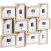 Pêle mêle plastique beige 42x48cm 12 vues 10x15cm