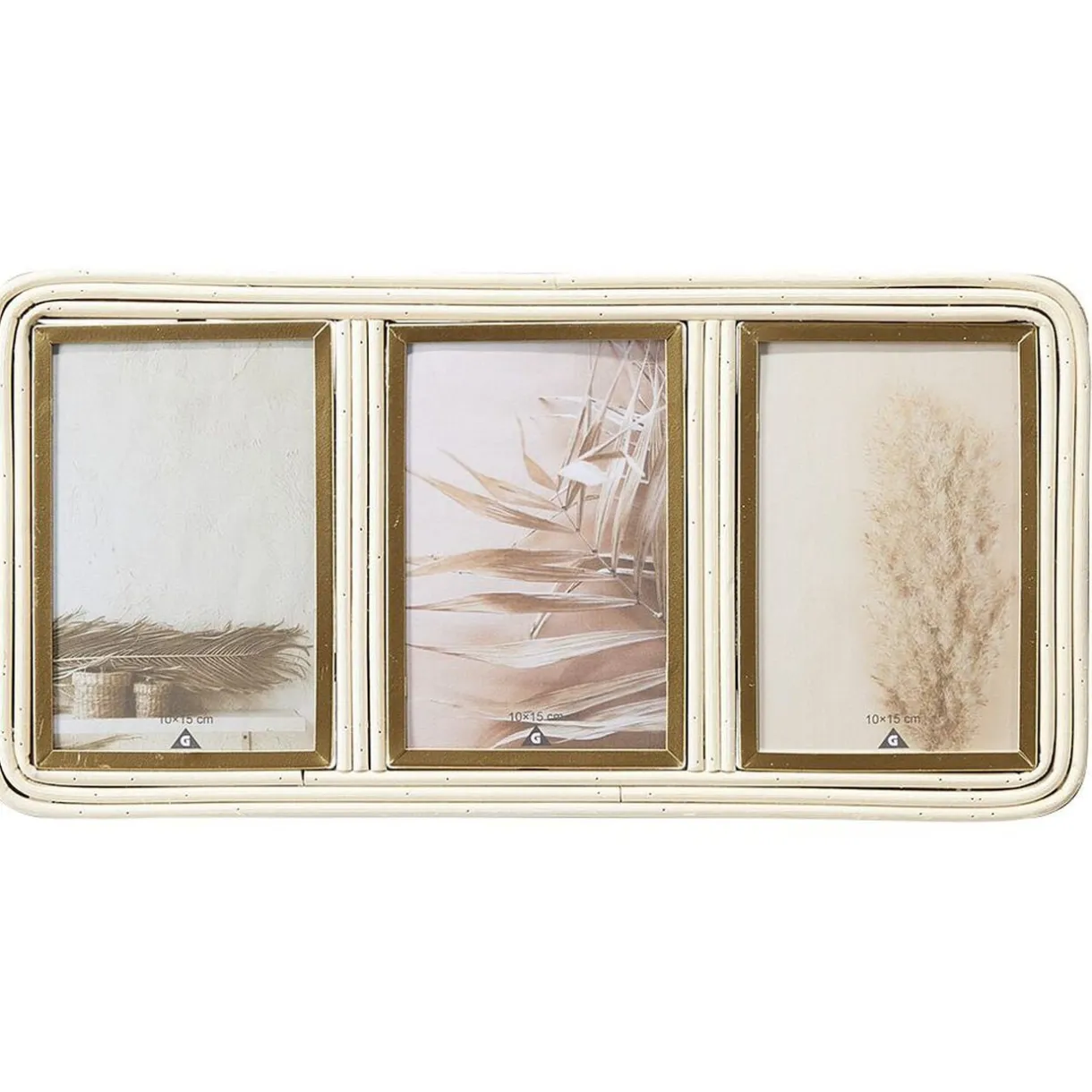 Pêle mêle rotin 3 vues 17.5x37.5cm < Gifi Clearance