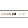 Pêle-mêle 5 vues contour bois 23x96cm (2 modèles) < Gifi Clearance