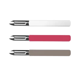 Éplucheur inox manche plastique uni < Gifi New