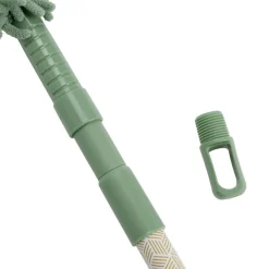 Plumeau chenille motif décoratif vert L139cm < Gifi Best