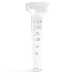 Pluviomètre en plastique vert 35ml