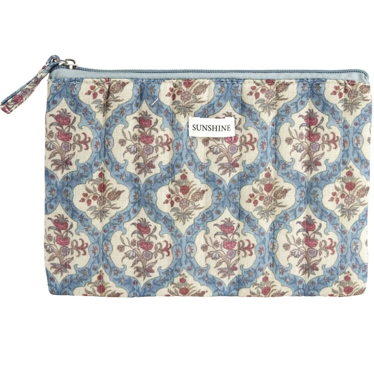 Pochette cosmétique Indie plate polycoton matelassée 23x16cm (2 modèles) < Gifi Hot