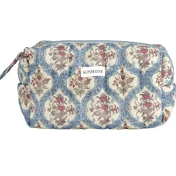 Pochette cosmétique Indie polycoton matelassée 19x8x10cm (2 modèles)