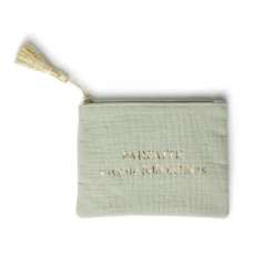 Pochette cosmétique inscription message positif 13x17cm - 3 modèles < Gifi Discount