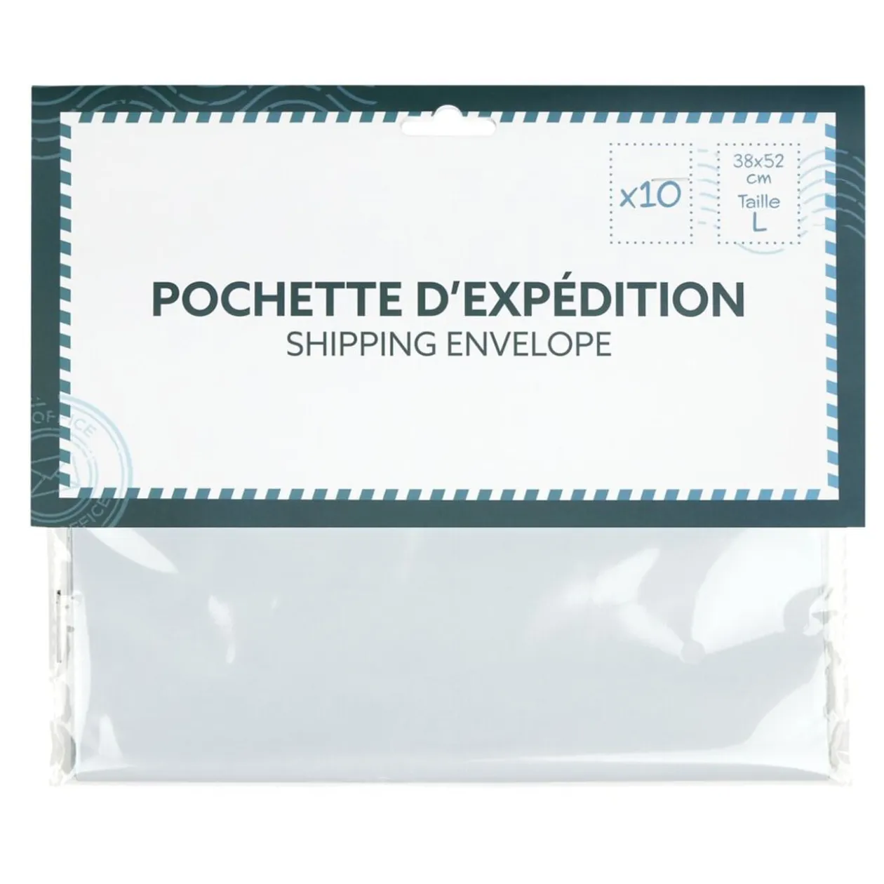 Pochette d'expédition x10 taille L 38x52cm