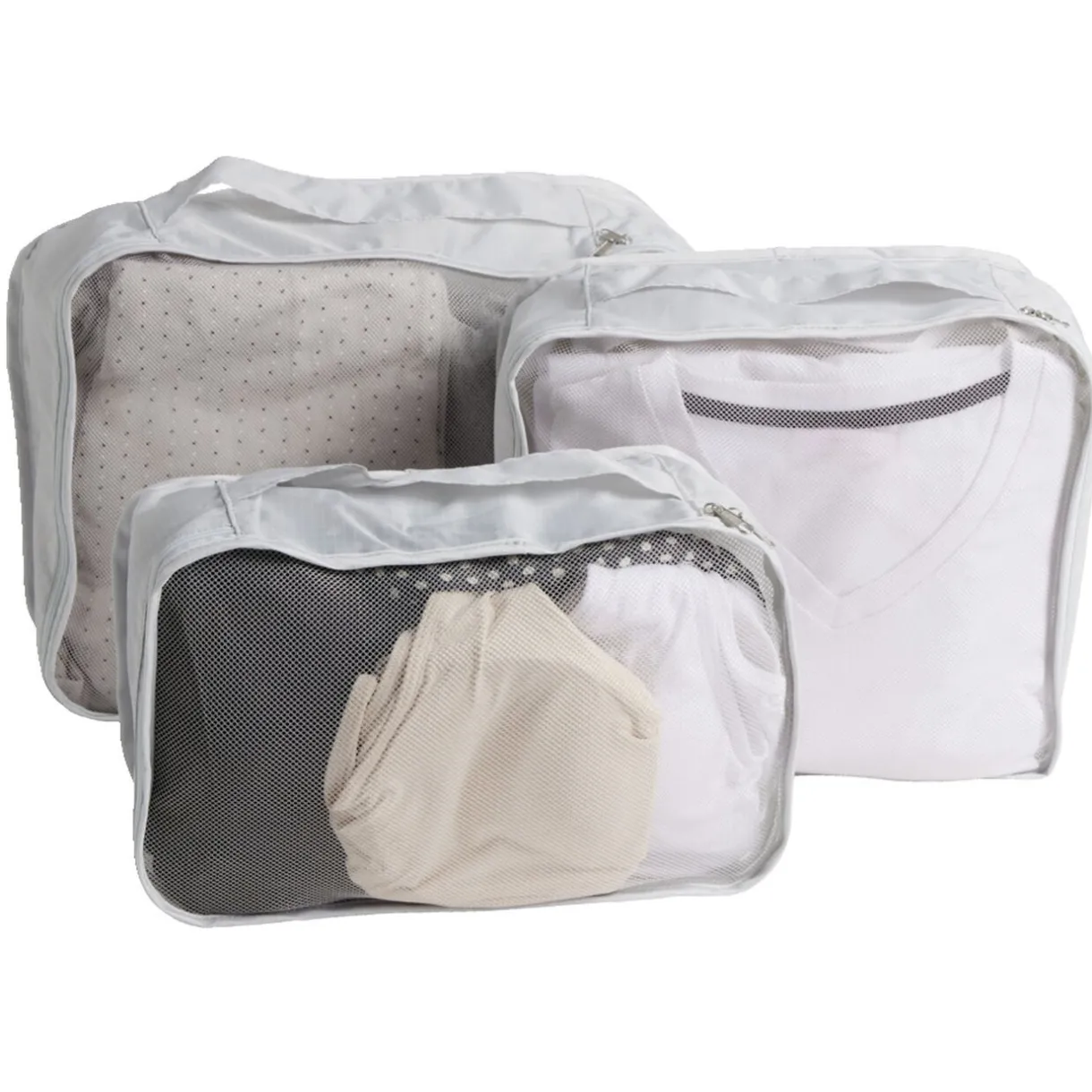 Pochette organisateur de valise 3 tailles assorties S/M/L (2 modèles) < Gifi