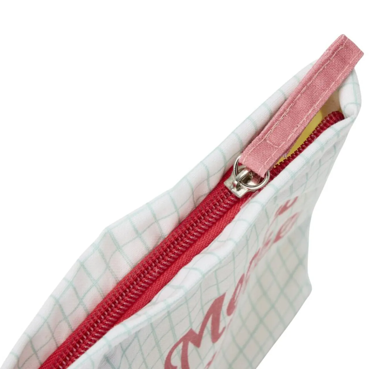 Pochette remerciement tissu Merci pour cette année 15x20cm (3 modèles)