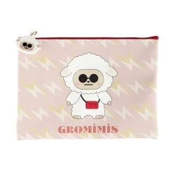 Pochette tissu Gromimis mouton rose 14x20cm < Gifi New