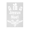 Pochoir inscription Joyeux Noël ou Vive le vent
