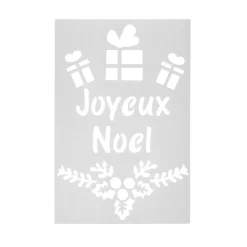 Pochoir inscription Joyeux Noël ou Vive le vent