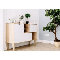 Poignée de porte de meuble en métal design x2