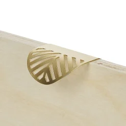 Poignée de porte de meuble en métal design x2