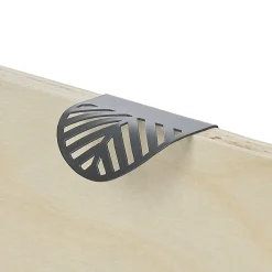 Poignée de porte de meuble en métal design x2