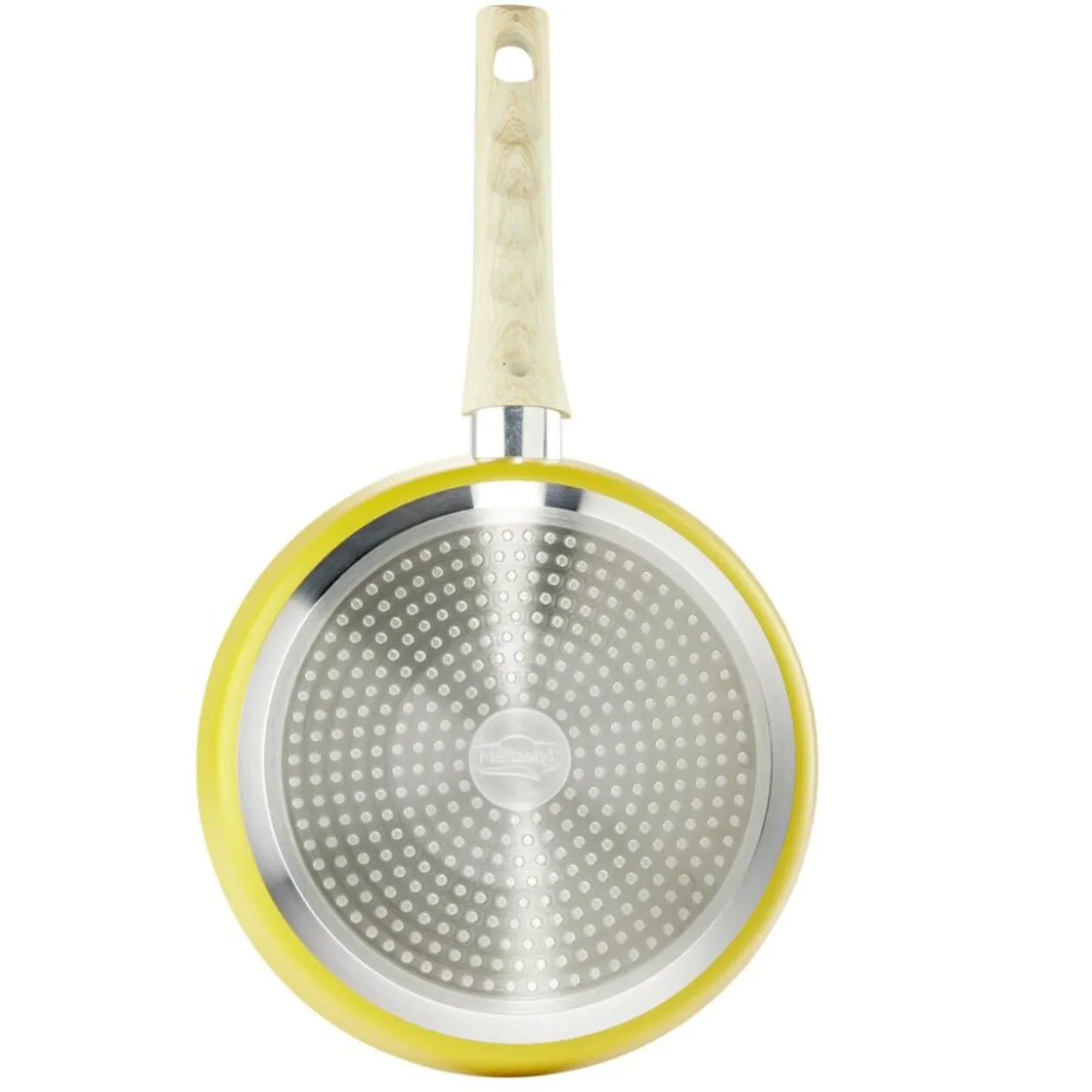 Poêle alu revêtement antiadhésif tous feux dont induction Ø24cm jaune