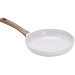 Poêle anti adhésive tous feux manche effet bois Ø24cm (2 modèles)