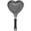Poêle à pancake forme coeur gris et noir L15cm < Gifi Sale