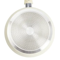 Poêle poignée effet bois aluminium et céramique beige Ø24cm < Gifi Discount