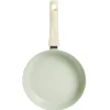 Poêle poignée effet bois aluminium et céramique vert Ø24cm < Gifi Sale