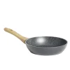 Poêle tous feux dont induction aluminium noir et poignée bois Ø20cm < Gifi Outlet