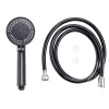 Pommeau de douche rond 5 fonctions gris + tuyau 1,5m < Gifi Sale