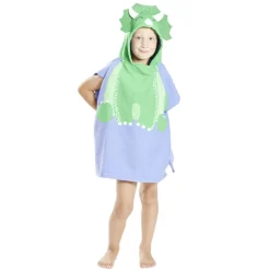 Poncho de plage enfant dinosaure TU 55x110cm < Gifi Best