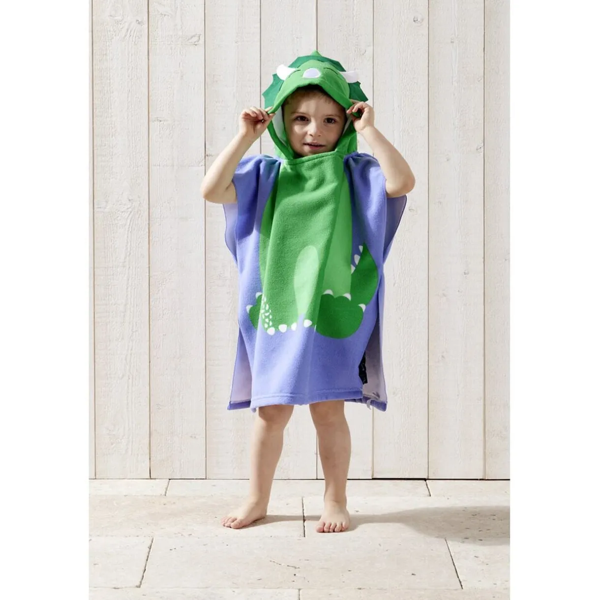 Poncho de plage enfant dinosaure TU 55x110cm < Gifi Best