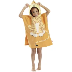 Poncho de plage enfant léopard TU 55x110cm