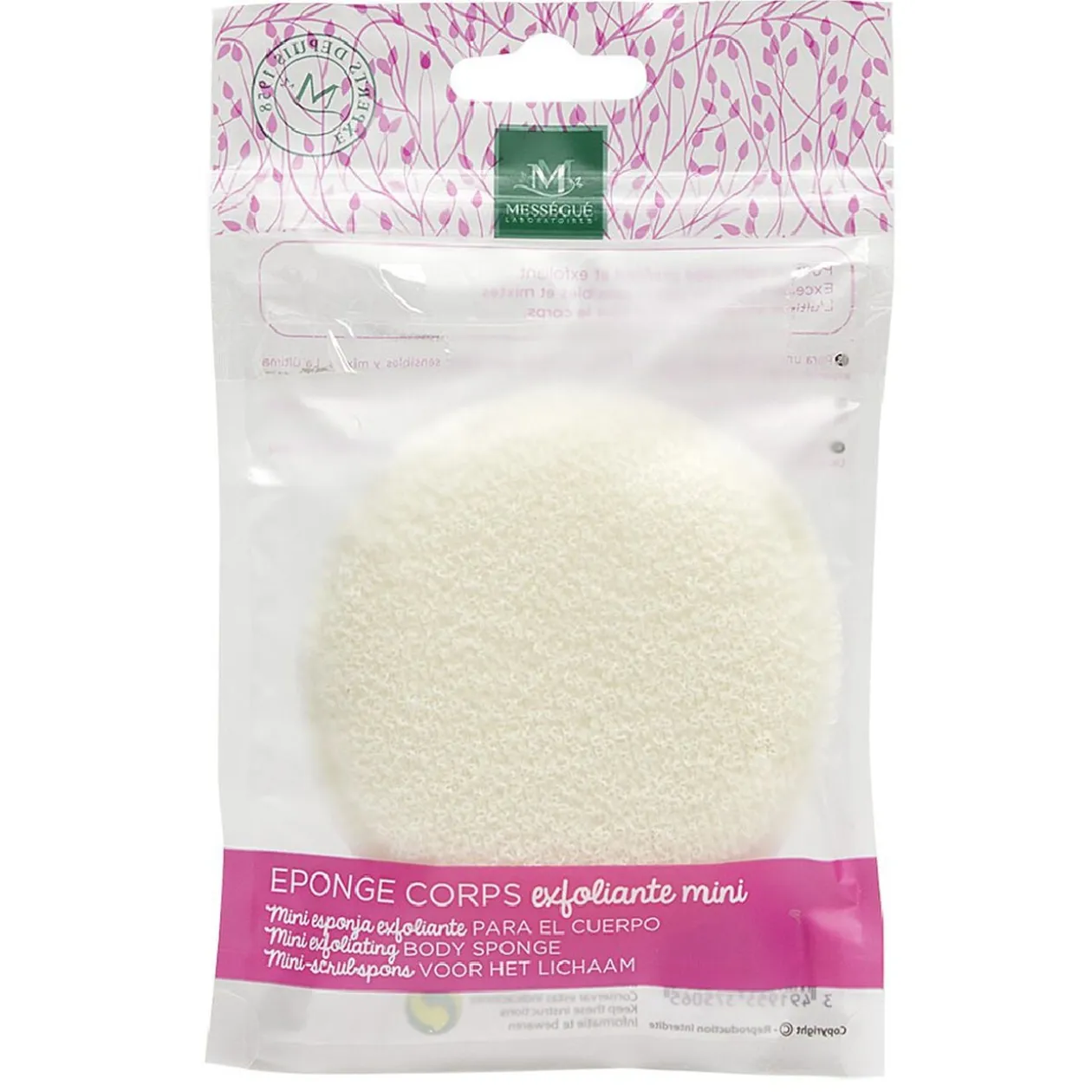 Éponge corps ovale blanche