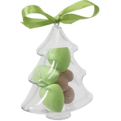 Éponge cosmétique x6 dans boîte Noël plastique transparent (2 modèles) < Gifi Discount