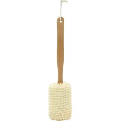Éponge de douche avec manche en bois L38cm < Gifi New
