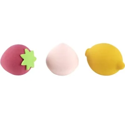 Éponge maquillage forme fruit L15cm (3 modèles)
