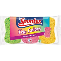 Éponge trio colors Spontex x 3