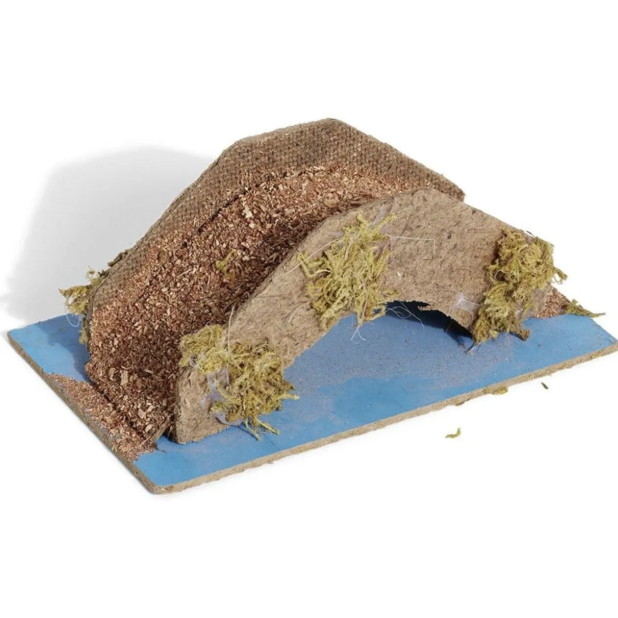 Pont crèche bois marron