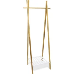 Portant bambou avec étagère pour accessoires 64x44xH160cm < Gifi Sale