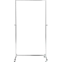Portant charge lourde extensible acier chromé 88x42xH117.5à172cm