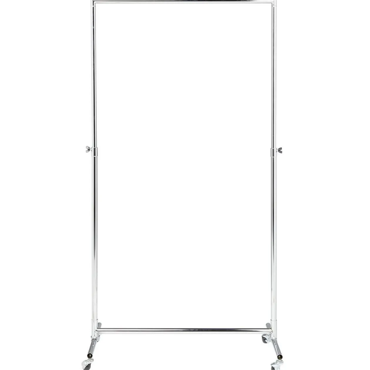 Portant charge lourde extensible acier chromé 88x42xH117.5à172cm