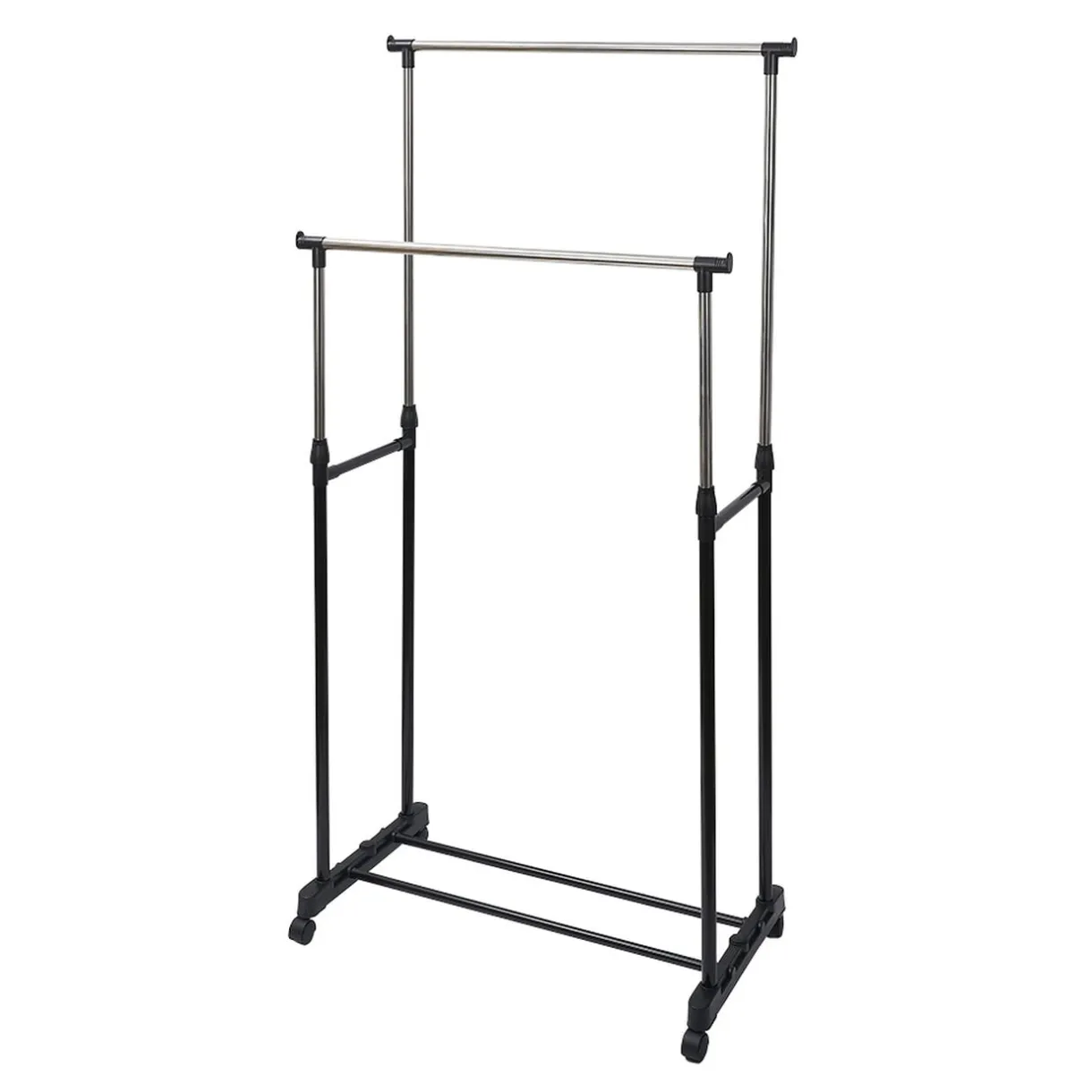 Portant double extensible en métal 80x42xH95à165cm < Gifi Clearance