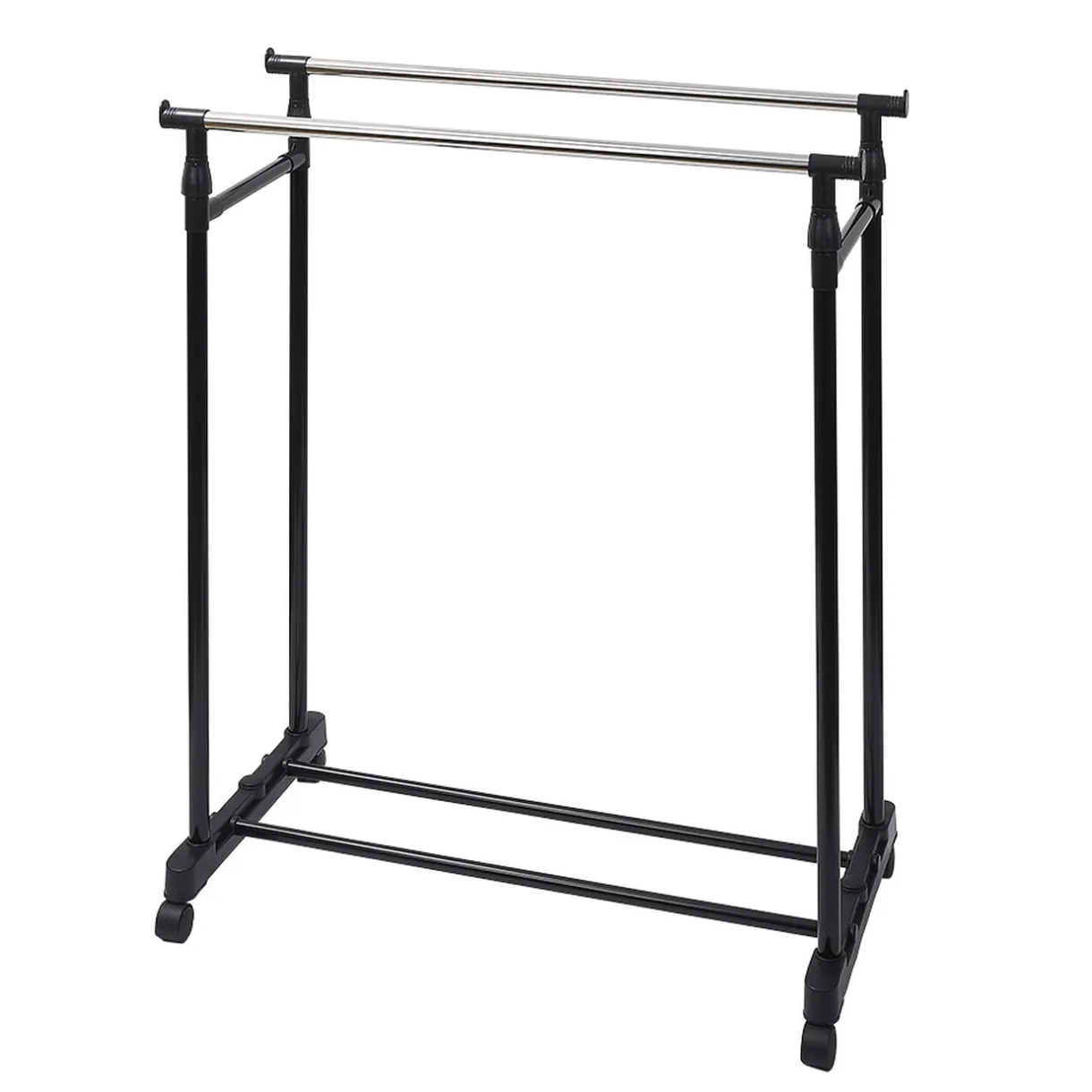 Portant double extensible en métal 80x42xH95à165cm < Gifi Clearance