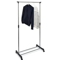 Portant simple extensible en métal 80x42xH97à160cm < Gifi Outlet