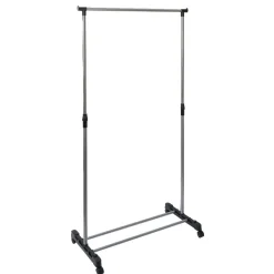 Portant simple extensible en métal 80x42xH97à160cm < Gifi Outlet