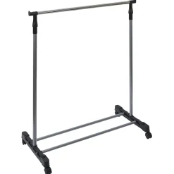 Portant simple extensible en métal 80x42xH97à160cm < Gifi Outlet