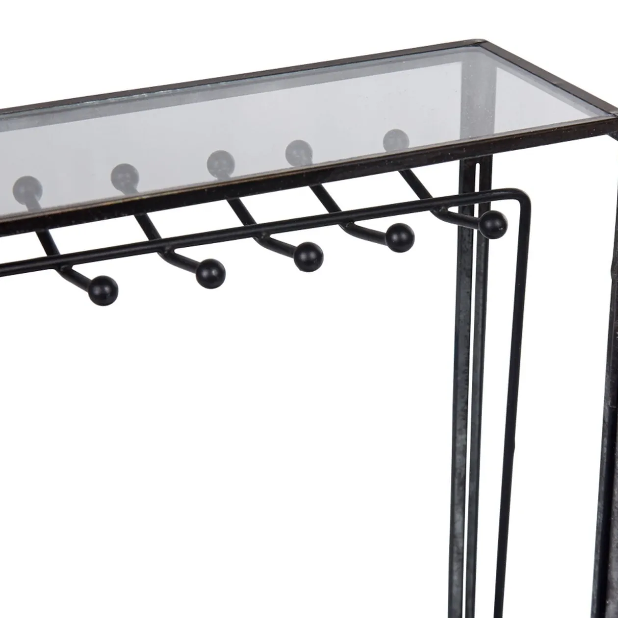 Porte bijoux en forme de coffre en verre collection Urban