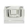 Porte bougie carré en verre