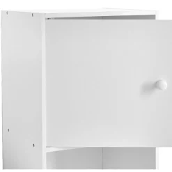 Porte Box Cube bois blanc < Gifi Discount