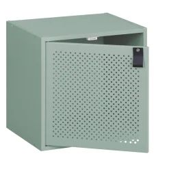 Porte Box Cube métal ajouré vert 32,2x32,2cm < Gifi Online