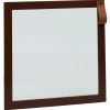 Porte Box Cube 32,2xH32,2x1,2cm bois marron et verre transparent < Gifi
