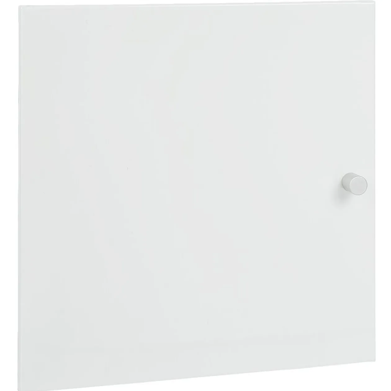 Porte Box Cube 32,2x32,2x1,2cm acier blanc avec poignée incluse
