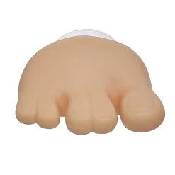 Porte brosse à dents et câble 2 en 1 forme pied