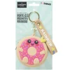 Porte-clé avec dragonne et mini porte-monnaie kawaii silicone L10cm (3 modèles) < Gifi Best